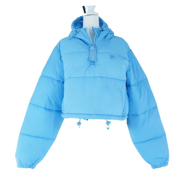 Fila X Urban Outfitters Exclusive Nariko Cropped Puffer Jacket - Picture 4 of 9
